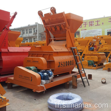 JS1000 Dernière machine de mélangeur en béton